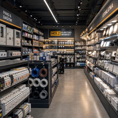 holz elektro market perakende toptan bursa